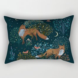 Forest Foxes Rectangular Pillow