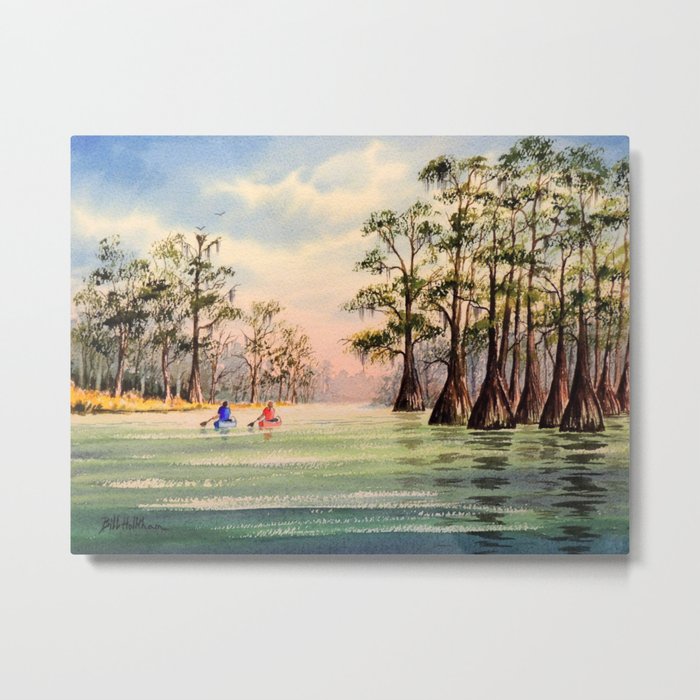 Suwannee River Florida Canoeing Metal Print