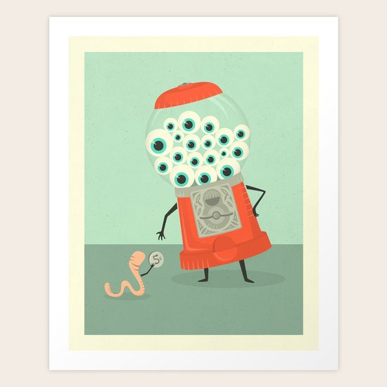 EYE CANDY Art Print