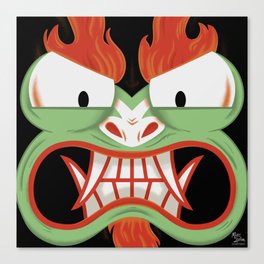 Samurai Jack - AKU Canvas Print