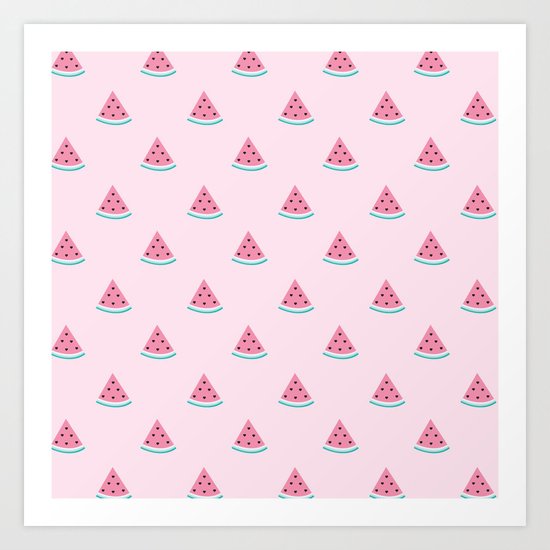 Watermelon Slice By Everett Co Art Print