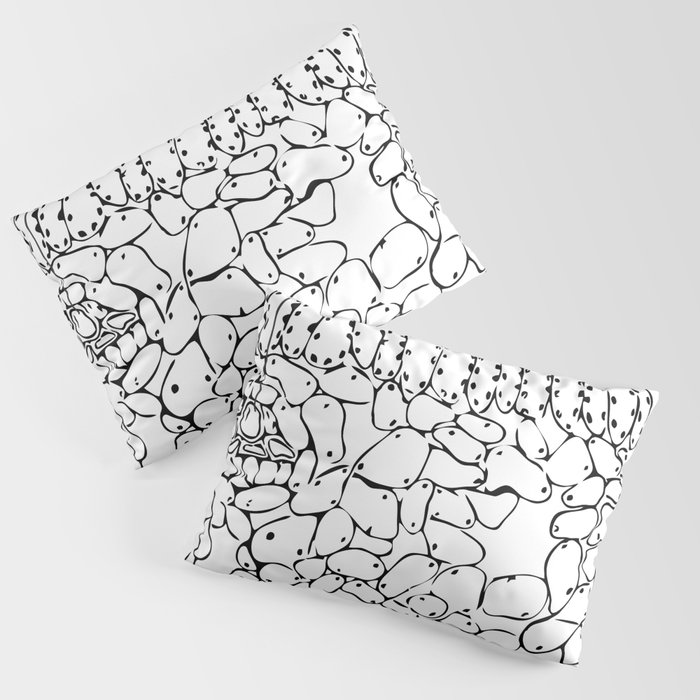 Histology - Leaf cross section Pillow Sham