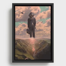 The UFO Guy Framed Canvas