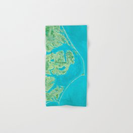 Outer Banks from Above Hand & Bath Towel