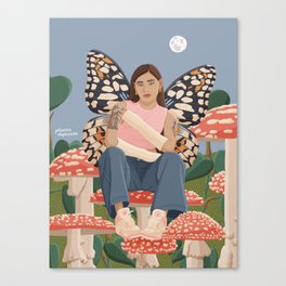 Mushroom Fairy Canvas Print