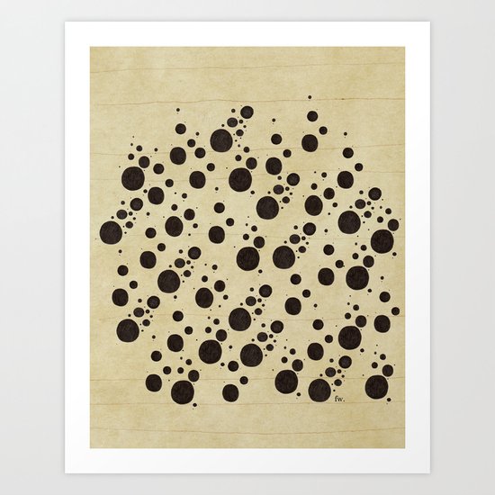 Ink Spots Art Print