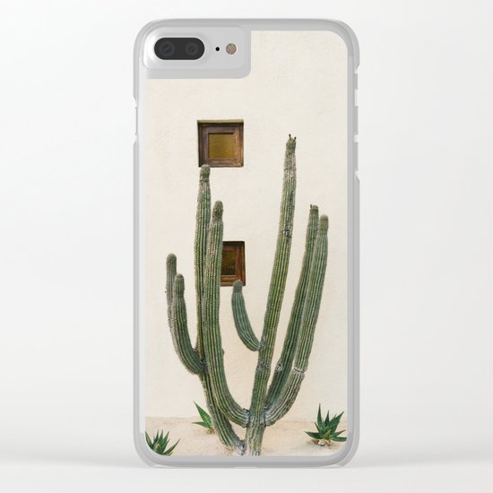 Cabo Cactus IX Clear iPhone Case