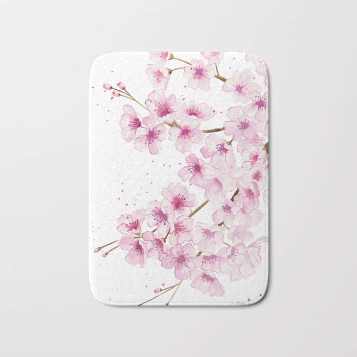 Cherry Blossom Bath Mat