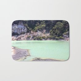 Mint Pools - New Zealand Bath Mat | Landscape, Color, Colour, Newzealand, Pools, Mint, Trees, Rock, Nature, Travelphotography 