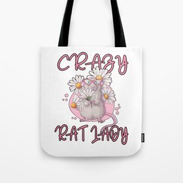 Crazy Rat Lady Rat Mom Rat Lover Gifts Rat Owner Tote Bag | Rat Mommy, Pet Rat, Love My Rat, Rat Mom, Rat Owner, Rat Lover, Funny Rat, Cute Rat, Mouse Rat, Rat Owner Gifts 