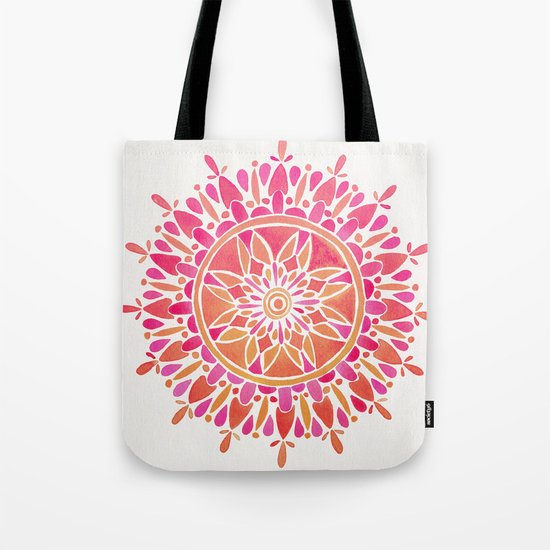 Mandala – Pink Ombré Tote Bag