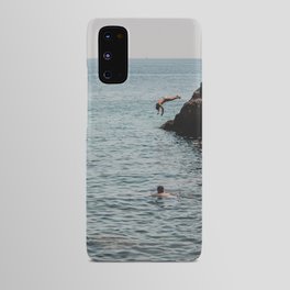 Dip Dive in the summer, sea photography, dreamy location, Wall Art Decor Android Case
