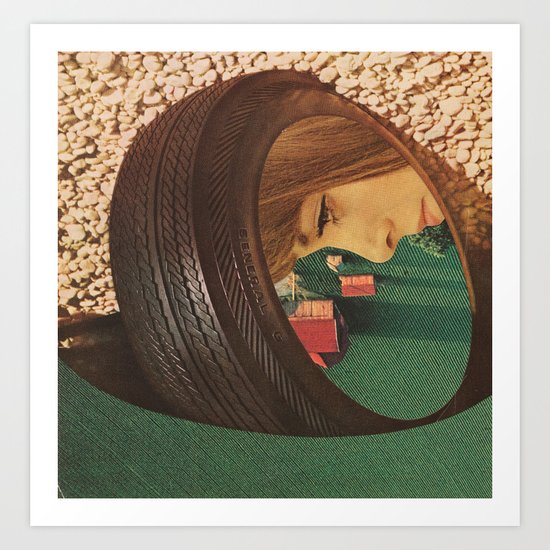 You may never change tires again... (2) Art Print