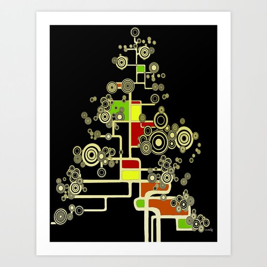 XMAS TREE Art Print