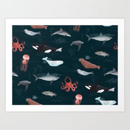 Ocean Life Art Print