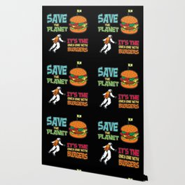 Burgers Wallpaper For Any Decor Style Society6