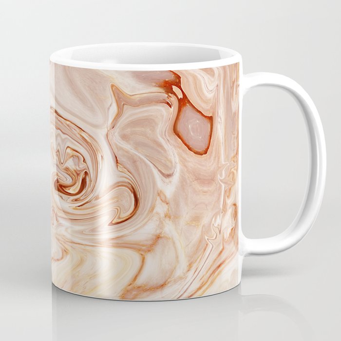 Nude Liquid Marble Coffee Mug