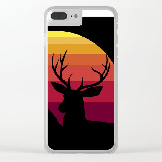 wild sunset Clear iPhone Case