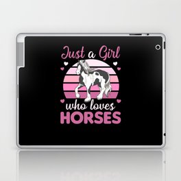 Just A Girl Who Loves Horses Sweet Pony Laptop Skin