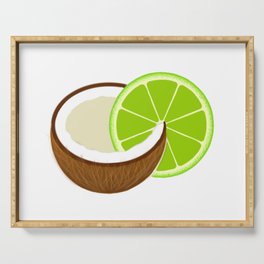 Lime in the Coconut Serving Tray