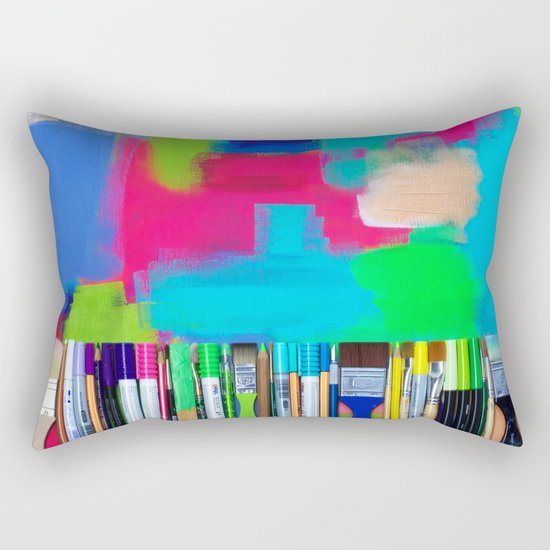 Real Weapons Of Mass Creation Rectangular Pillow