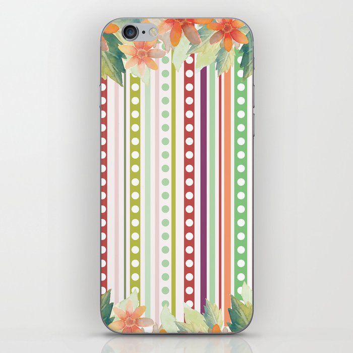 colorful decoration iPhone Skin