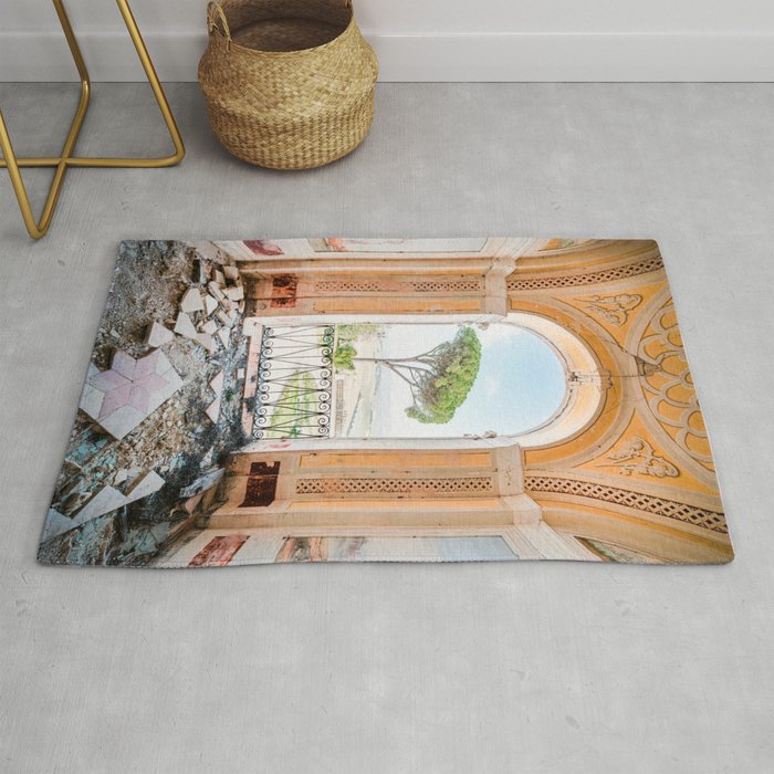 Italian View in Decay Rug