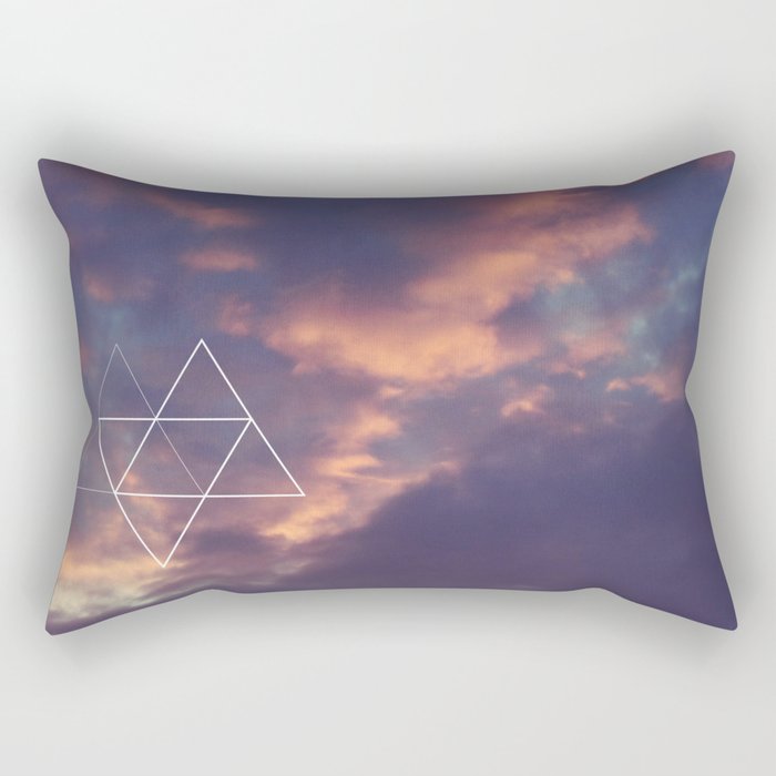 Purple sky Rectangular Pillow