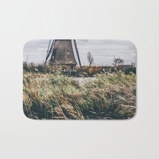 Kinderdijk Windmill Bath Mat