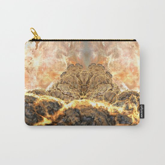 Coral Above the Sun Carry-All Pouch