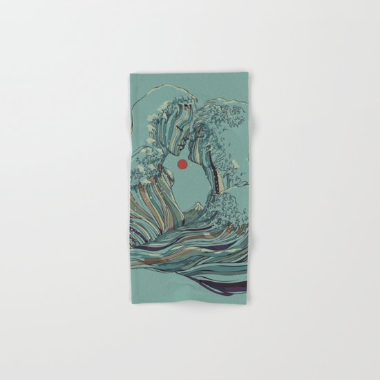Kissing The Wave Hand & Bath Towel