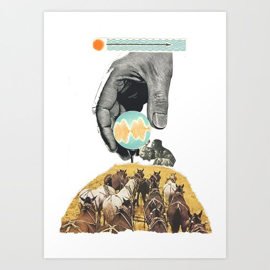Listen Art Print