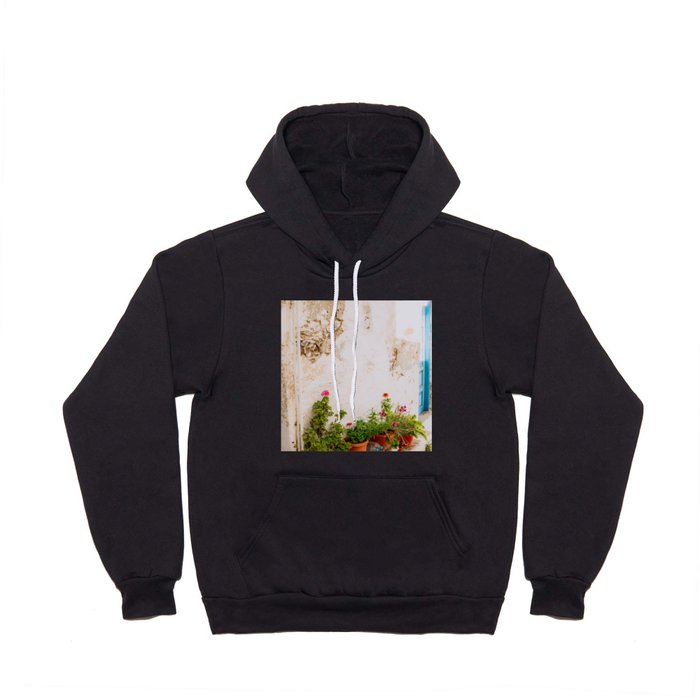 Greek Still Live with Plants | Colorful Travel Scene | Minimalistic Photography Hoody
