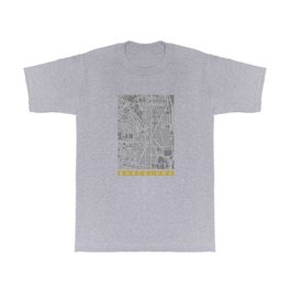 Barcelona map T Shirt