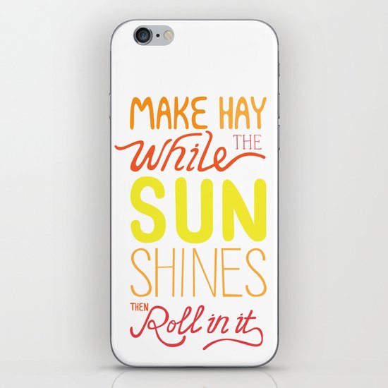 Make Hay iPhone & iPod Skin