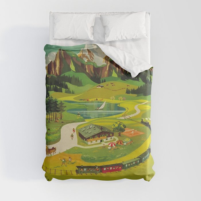 Vintage poster - Austria Duvet Cover