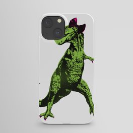 T-Rex, Pink Bow iPhone Case