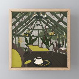Haunted Interiors: Conservatory  Framed Mini Art Print