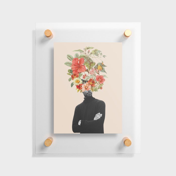 Blooming man Floating Acrylic Print