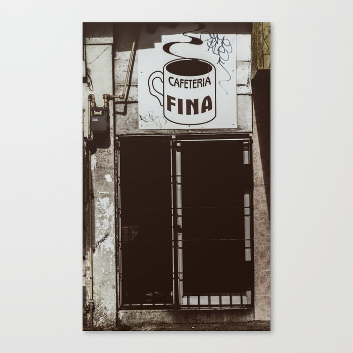 Café Fino Canvas Print