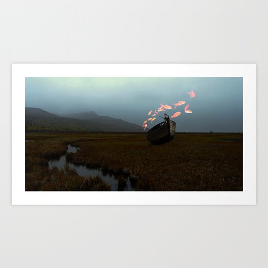 Light up the darkness Art Print