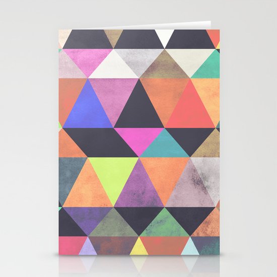 colour + pattern 12 Stationery Cards