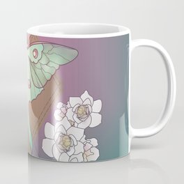 Luna Moth Magenta Coffee Mug