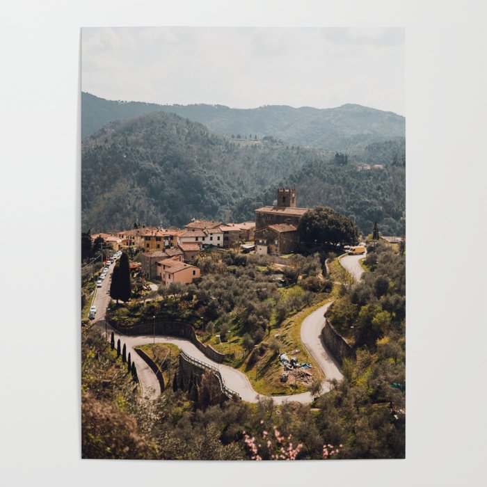 Small village in Tuscany, Italy | Travel Photography Europe Art Print Poster