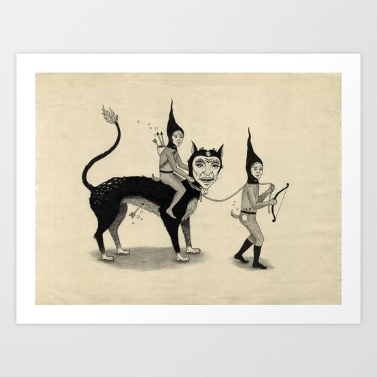 The Capture of the Beast Art Print