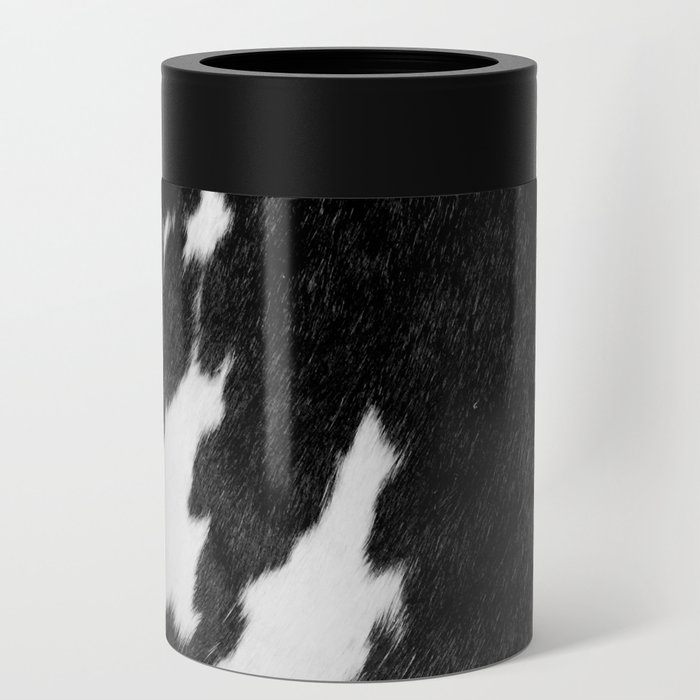 Black and White Faux Animal Fur (xii 2021) Can Cooler