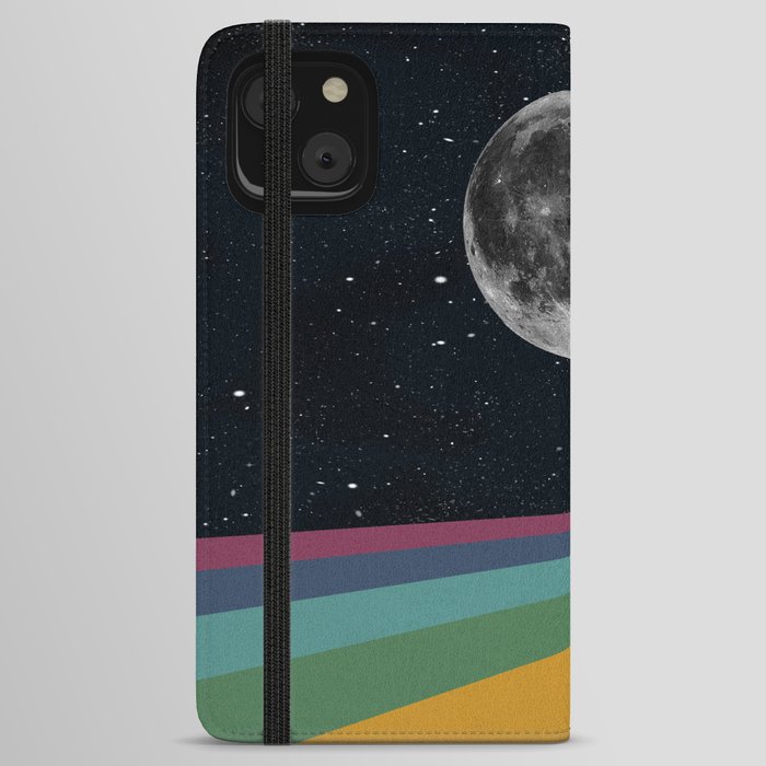 Rainbow Road In Space iPhone Wallet Case