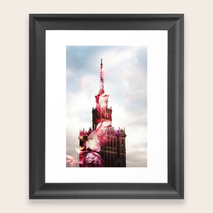 Pałac Kultury i Nauki Framed Art Print