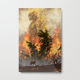 The fire demon of the rainforests Metal Print