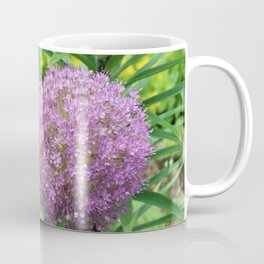 Double Giant Purple Allium Flower Coffee Mug
